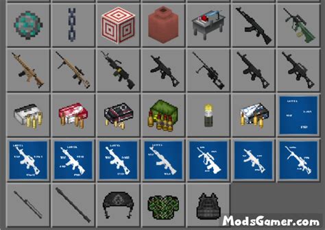 IndoArsenal Weapon Pack 3D Guns Mod Mods For Minecraft