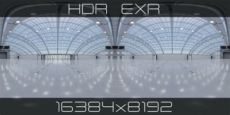 ArtStation - HDRI - Exhibition Hall Interior 3 - 16384x8192 | Resources