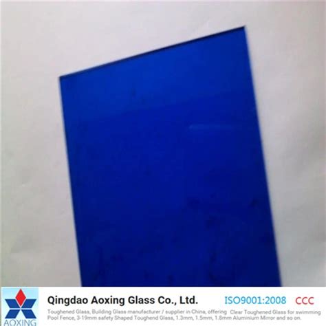 Dark Blue Color Tinted Float Glass For Building Window Door Glass China Color Float Glass And