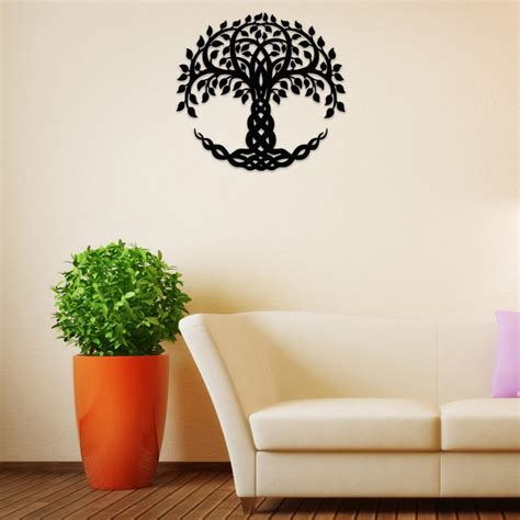 Celtic Tree Metal Wall Art Tree of Life Laser Cut Metal Wall - Etsy