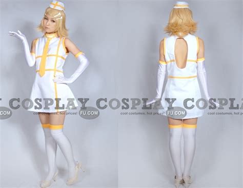 Custom Rin Cosplay Costume Tricolore Airline From Vocaloid