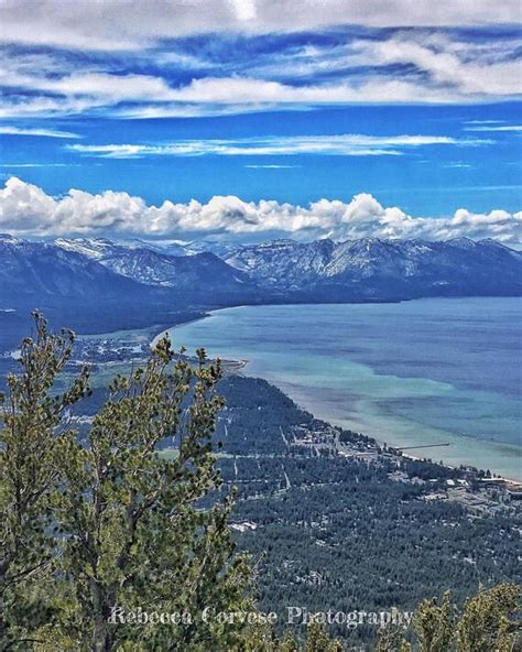 Lake Tahoe Aerial View Lake Tahoe Vista Views Lake Tahoe