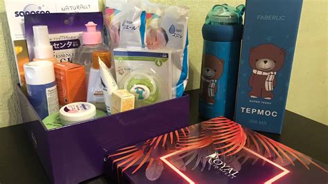 Коробочки красоты: Для Мам и Детей от Royal Samples - YouTube