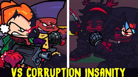 Vs Corruption Insanity Full Week Fnf Mod Hard Youtube