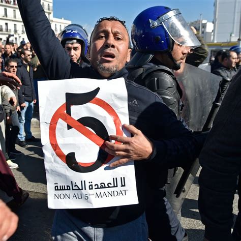 Hundreds Defy Ban On Protests To Demonstrate Against Fifth Term For