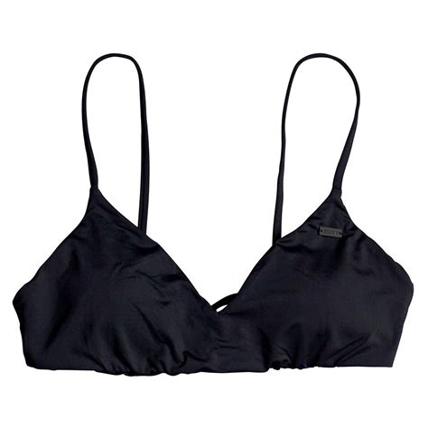 Roxy Sd Beach Classics Athletic Triangle Bikini Top Black Dressinn