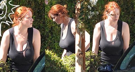 Christina Hendricks Has An Amazing Set Of Hangers Nude Celebs