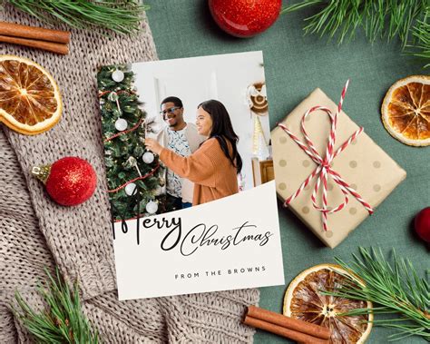 Christmas Card Merry Christmas Card Virtual Holiday Card Personalized