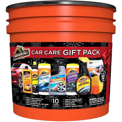 Armor All Car Care Gift Pack 10pc Bucket Walmart