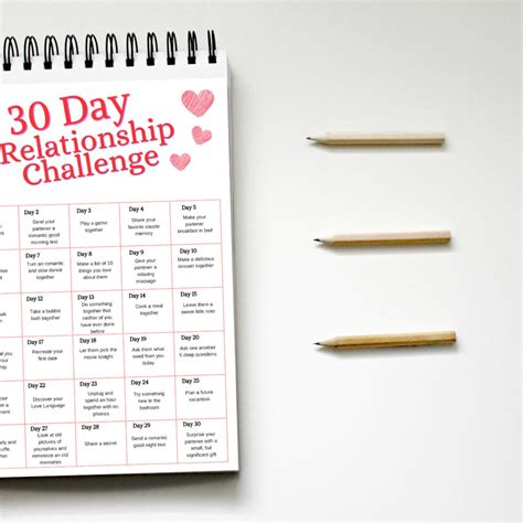 30 Day Relationship Challenge Relationship Builder For Couples Couple