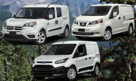 Ford transit connect vs ram promaster city vs Nissan nv200 what is the ...