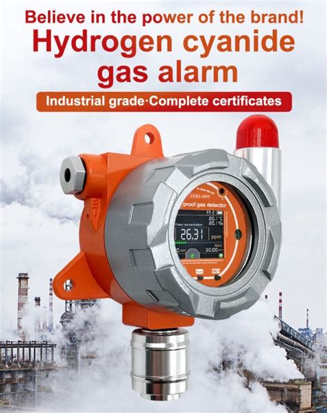 Fixed Hcn Gas Detector Explosion Proof Hydrogen Cyanide Gas Sensor