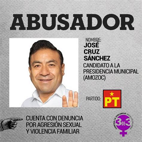 Señala Brujas de Mar a José Cruz Sánchez Rojas y otros candidatos por