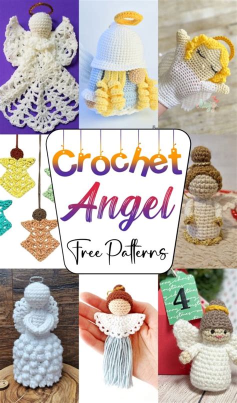 Free Crochet Angel Patterns To Make Divine Figures Clairea Belle Makes