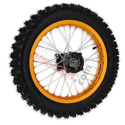 Full Rear Wheel For Dirt Bike Agb Gold Wheels Complete Dirt