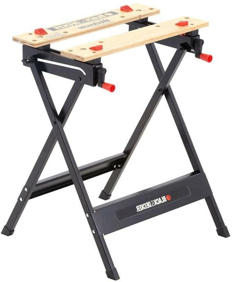 Folding Workbench Vise Work Bench Sawhorse Portable Table