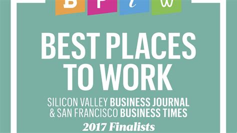 The Best Places To Work In The Bay Area And Their Rankings Will Be