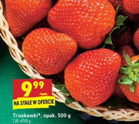 Promocja Truskawki Opak 500g W Biedronka