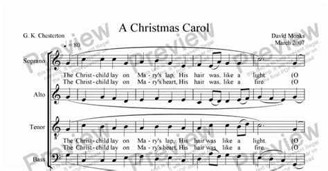 A Christmas Carol Download Sheet Music Pdf File