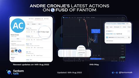 Fantom Talk On Twitter ANDRE CRONJE S LASTEST ACTIONS ON FUSD OF