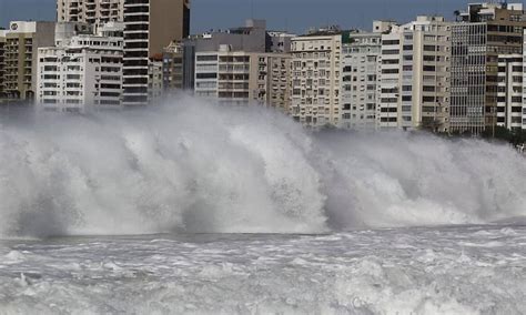 Ciclone Extratropical Provoca Rajadas De Vento Que Chegam A 75 Km H Em