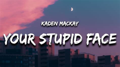 Stupid Face Lyrics