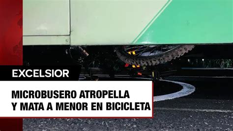 Microbusero Atropella Y Mata A Menor En Bicicleta En Avenida