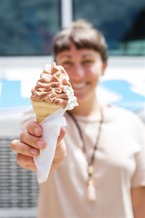 Free Photo Of Woman Ice Cream Cone