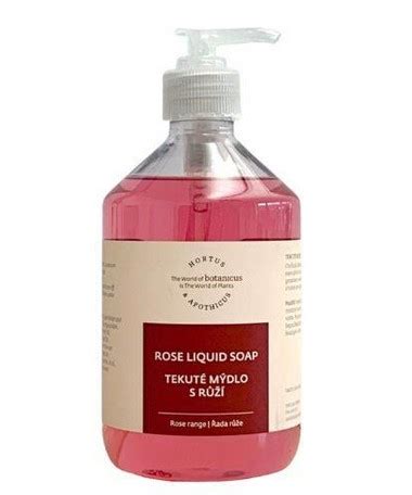 Savon liquide à la rose