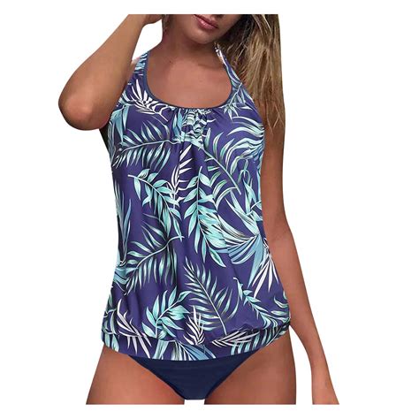 Conjuntos De Tankini Para Mujer Ba Adores Estampados Vintage Ropa De