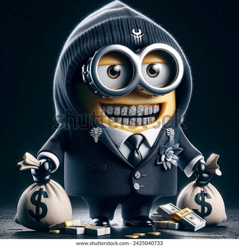 Gangster Thug Minion Diamond Grill Teeth Ai Generated Image 2425040733