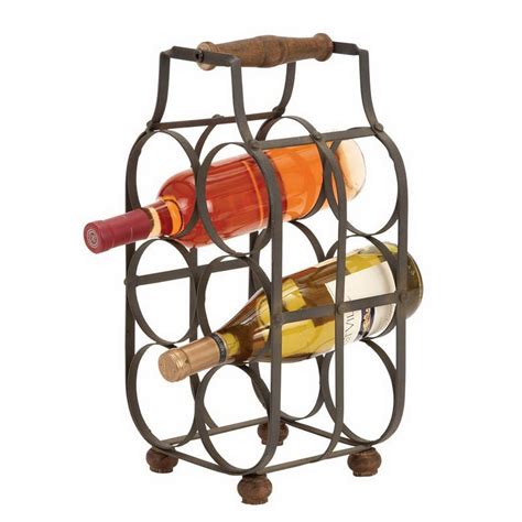 Shop Woodland Imports 6 Bottle Tabletop Wine Rack At Lowes