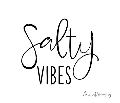 Salty Vibes Svg Summer Vibes Svg Salty Svg Summer Svg Etsy