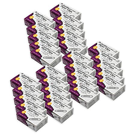 Charles Leonard Gem Paper Clips Total Jumbo Silver Per Box