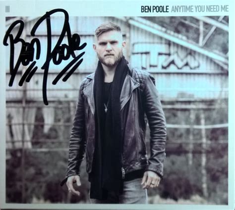 Ben Poole Anytime You Need Me Cd Digipac Album R