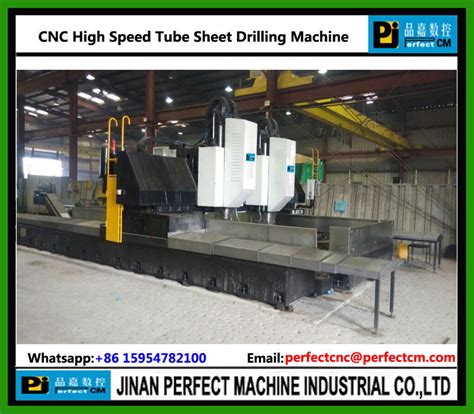 cnc supplier high speed tube sheet drilling machine  heat exchanger