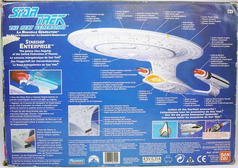 Star Trek The Next Generation Playmates Uss Enterprise 1701 D Light And Sound Starship