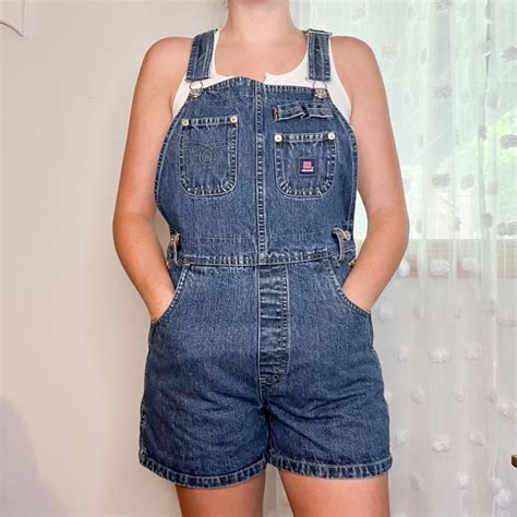 Bum Equipment Overalls Insane Orange And Denim Depop