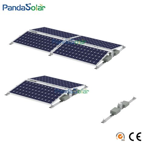 Aluminum Ballast Solar Mounting System Bracket For Flat Rooftop China