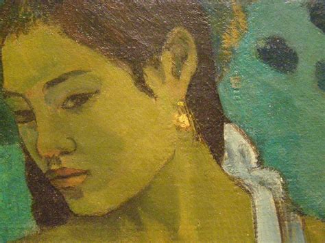 Two Tahitian Women Detail Paul Gauguin Paul Gauguin Tahiti