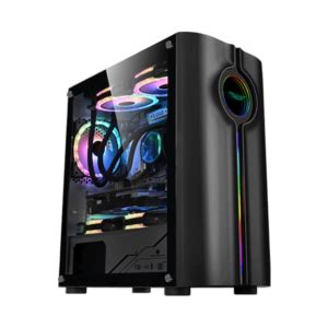 Armaggeddon Casing Pc Gaming Tron Holo M Atx Rgb Holograpich