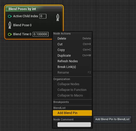 Blend Nodes Unreal Engine Documentation