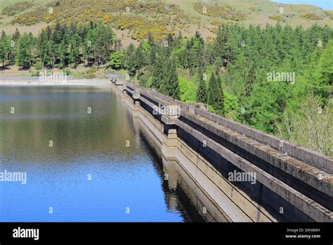 Dam Wall of Haweswater Reservoir, Mardale, Lake District National Park ...