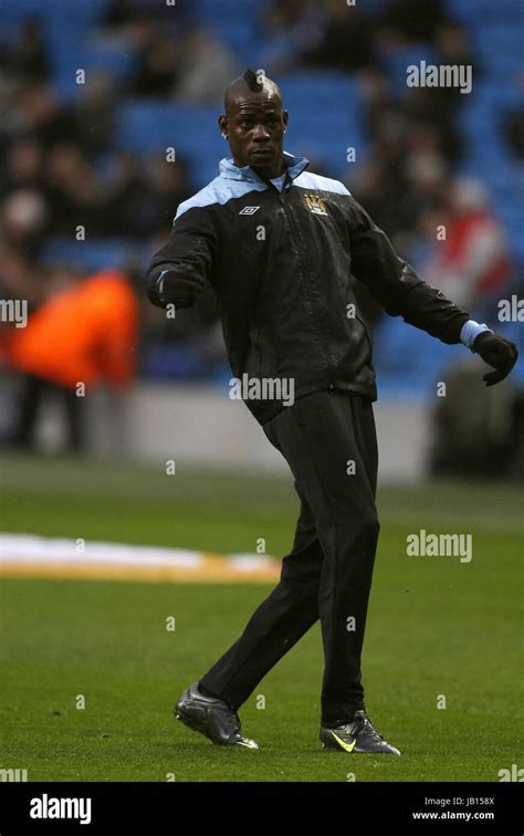 Mario Balotelli Manchester City Fc Manchester City Fc Etihad Stadium Manchester England 22