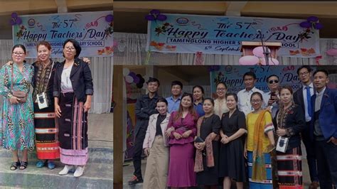 The 57th Happy Teachers Day Tamenglong Higher Secondary School 😍😍