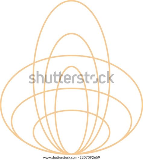 Oval Shape Outline Design Vector Stock Vector (Royalty Free) 2207092659 ...