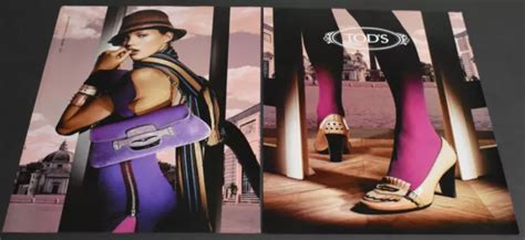 PRINT AD Sexy Heels Fashion Lady Long Legs Brunette Tod S