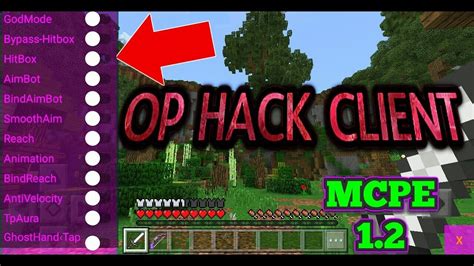 OP HACK CLIENT FOR MCPE 1 2 Hacking Client For MCPE 1 2 With