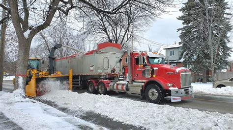 First Snow Removal In Montreal Canada Winter Snowremoval Snow