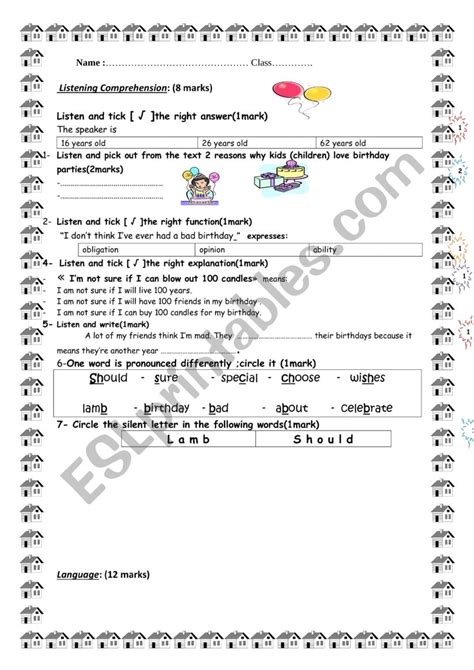 Th Form Esl Worksheet By School Subjects